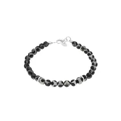 BALIQ - Pulsera Agata Plata 925