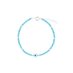 BALIQ - Pulsera Sky blue Plata 925