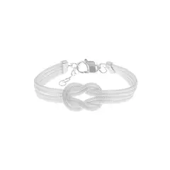 BALIQ - Pulsera Nudos Plata 925