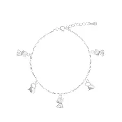 BALIQ - Tobillera Dijes Plata 925