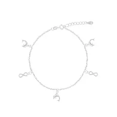 BALIQ - Tobillera Infinito Plata 925