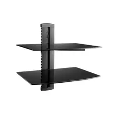 GENERICO - REPISA 2 NIVELES VIDRIO PARA BLURAY DECO O ROUTER PN DVD120