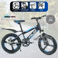 VELOX - Bicicleta Deportiva Aro 20 «VELOZ» para Niños Blue