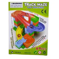 GENERICO - PISTAS DE CANICAS VARIAS PIEZAS CIRCUITO DE CANICAS DE 70 PIEZAS