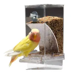 GENERICO - Comedero Acrílico Automático Para Aves Transparente