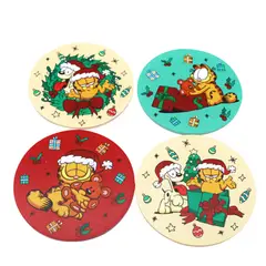 GARFIELD - Set de Posavasos Navidad x4