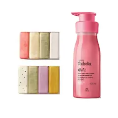 Natura - 2 cajas Jabones en barra EKOS y crema corporal tododia 400ml