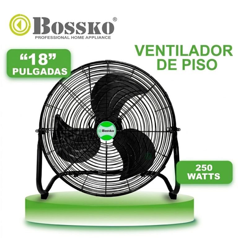 Ventilador de Piso BK8226VP 18'' 250 W Negro