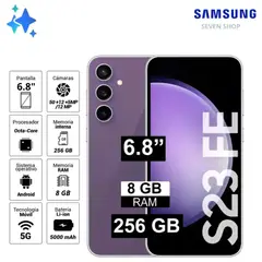 SAMSUNG - Galaxy S23 FE 256GB 8GB - VIOLETA