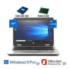 HP - ProBook 640 Intel Core I5, con 8GB RAM + SSD de 500GB+Windows 11 Pro+ Office 2024PP