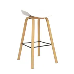 GENERICO - Banco Bar Modelo Seul Color blanco