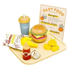 GENERICO - Juego de Roles Set de Hamburguesa Infantil