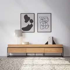 VENTITAS HOME - Mesa de Tv 65” Magnolia Color Panela