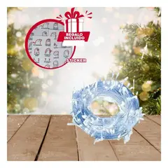 SKYBLOO - Luces Navideñas Lineales con Brillo Intenso y Cable Transparente Blanco Y+Regalo Sticker