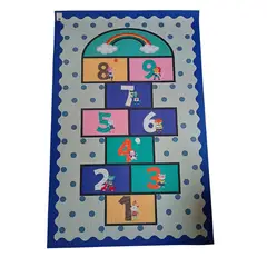 GENERICO - Alfombra Para Niños didáctico Antideslizante 120x80cm