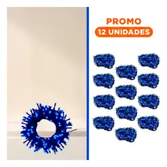 RYBIU IMPORT - Pack12 Series de Navidad con 300 LED Azul Brillante