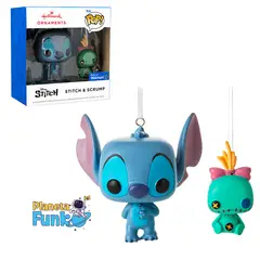 FUNKO - STITCH Y SCRUMP ADORNO DE ARBOL HALLMARK