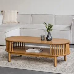 VENTITAS HOME - Mesa de Centro de Madera Arcadia