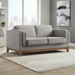 GENERICO - Sofá Lucía con Zócalo de 170 cm en Tela Antifluido Chenille