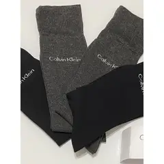 CALVIN KLEIN - MEDIAS MEN'S 4PK DRESS CREW CK