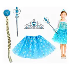 GENERICO - DISFRAZ DE ELSA FROZEN PARA NIÑA