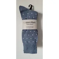 CALVIN KLEIN - MEDIAS MEN'S 4PK DRESS CREW CK