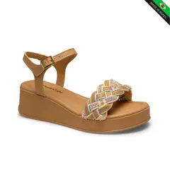 PINK CATS - SANDALIA CUÑA V5730-V5731-0004 MARRÓN