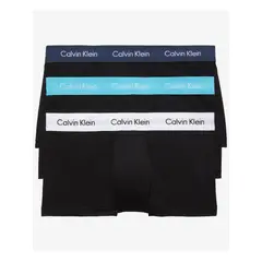 CALVIN KLEIN - 3 PACK NEW COTTON STRETCH - LOW RISE TRUNK CK