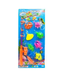 GENERICO - JUEGO DE PESCA INFANTIL CON CAÑA Y PECES