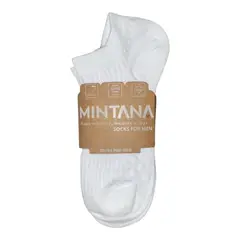 MINTANA - PACK 3 MEDIAS TALONERA HOMBRE ALGODON