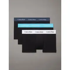 CALVIN KLEIN - 3 PACK NEW COTTON STRETCH - LOW RISE TRUNK CK