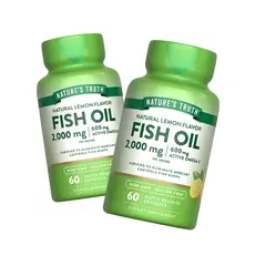 NATURE'S TRUTH - PACK X 02 - Fish Oil 2000 MG Omega 3 - 60 cápsulas