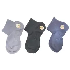 MINTANA - PACK 3 MEDIAS 100% SIN COSTURA TOBILLERA HOMBRE