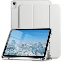 GENERICO - Case Funda Para iPad 10ma Gen 10.9 (2022) / iPad A16 (2025) Porta lápiz - GRIS