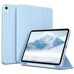 GENERICO - Funda Case Cover Premium iPad Air 11″ (M2 2024 / M3 2025) Soporte integrado - CELESTE