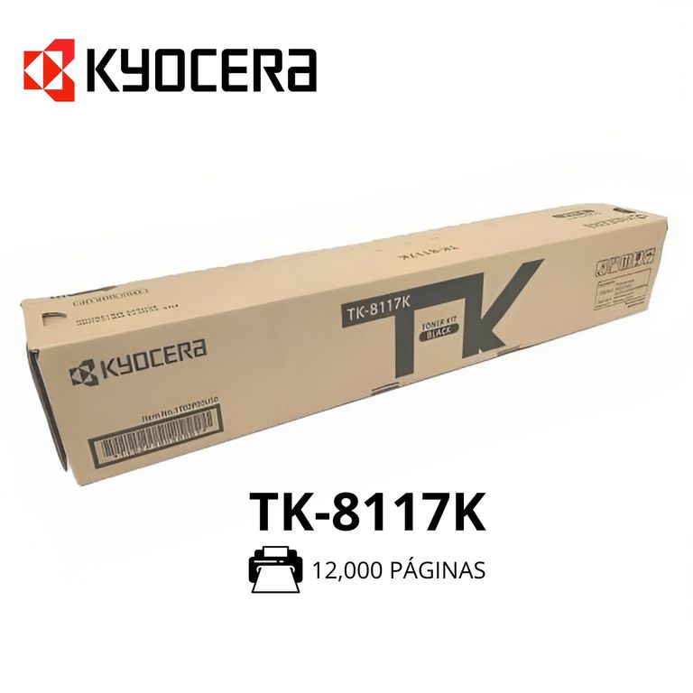 TONER TK-8117K ECOSYS M8124CIDN BLACK 12,000 PÁGINAS