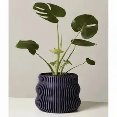 GENERICO - Porta maceta MA-Z Bae N17 color Morado