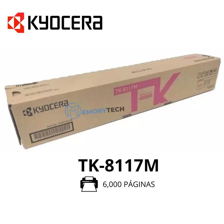 TONER TK-8117M MAGENTA ECOSYS M8124CIDN, M8130CIDN 6,000 PAGINAS