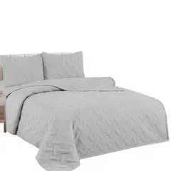 CASATEX - Cubrecama King + Juego de Sabanas 100% Algodón