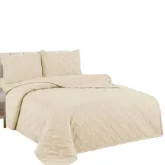 CASATEX - Cubrecama King + Juego de Sabanas 100% Algodón