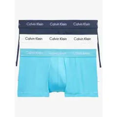 CALVIN KLEIN - 3 PACK NEW COTTON STRETCH - LOW RISE TRUNK
