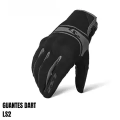 LS2 - GUANTES DART NEGROGRIS