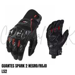 LS2 - GUANTES SPARK 2 NEGRO/ROJO