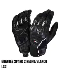 LS2 - GUANTES SPARK 2 NEGRO/BLANCO