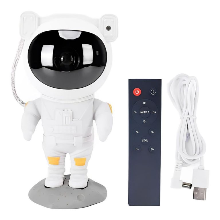 Astronauta Proyector de Luces Galaxia con Parlante Gadnic Nebulosa