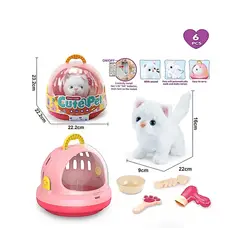 GENERICO - Peluche Gatito Camina Movimiento Mascota Juguete