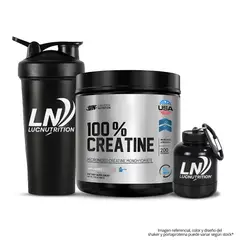 UNIVERSE NUTRITION - Creatina 500 g - Creatine Monohidratada y Micronizada + Shaker + Portaproteina