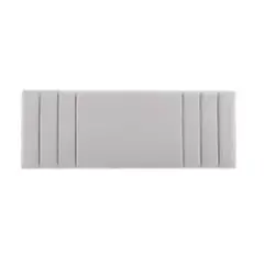 MAVISAC - Cabecera Vali Plaza y Media Color Plata - Ultra Cuero