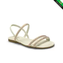 PINK CATS - SANDALIA FLAT V5840-V5842-0001 CREMA