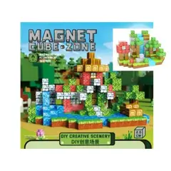 GENERICO - Bloques magnéticos Mundo Minecraft cubos imanes 100 PIEZAS